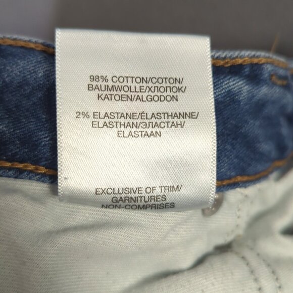 Silver Jeans Women's 20 Blue Boyfriend Distressed Denim - Picture 13 of 14